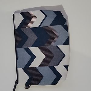 Thirty-one Mini Zipper Pouch - Shades of Chevron